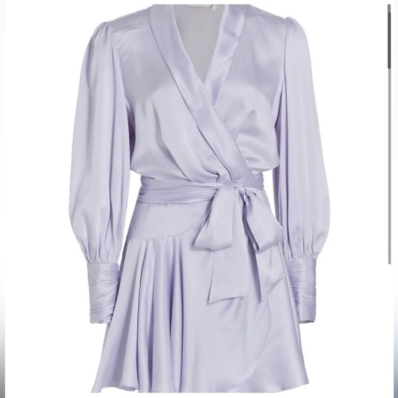 Zimmermann Dresses & Skirts - Zimmermann wrap dress in purple Size 0